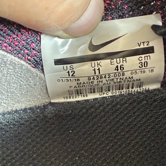 Nike Air VaporMax Flyknit 2 Sneaker Size 12 Gridiron Laser Orange 942842-008 - Picture 7 of 13